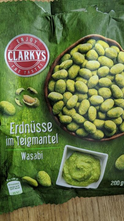 Фото - орешки со вкусом вассаби Erdnüsse im Teigmantel Clarkys