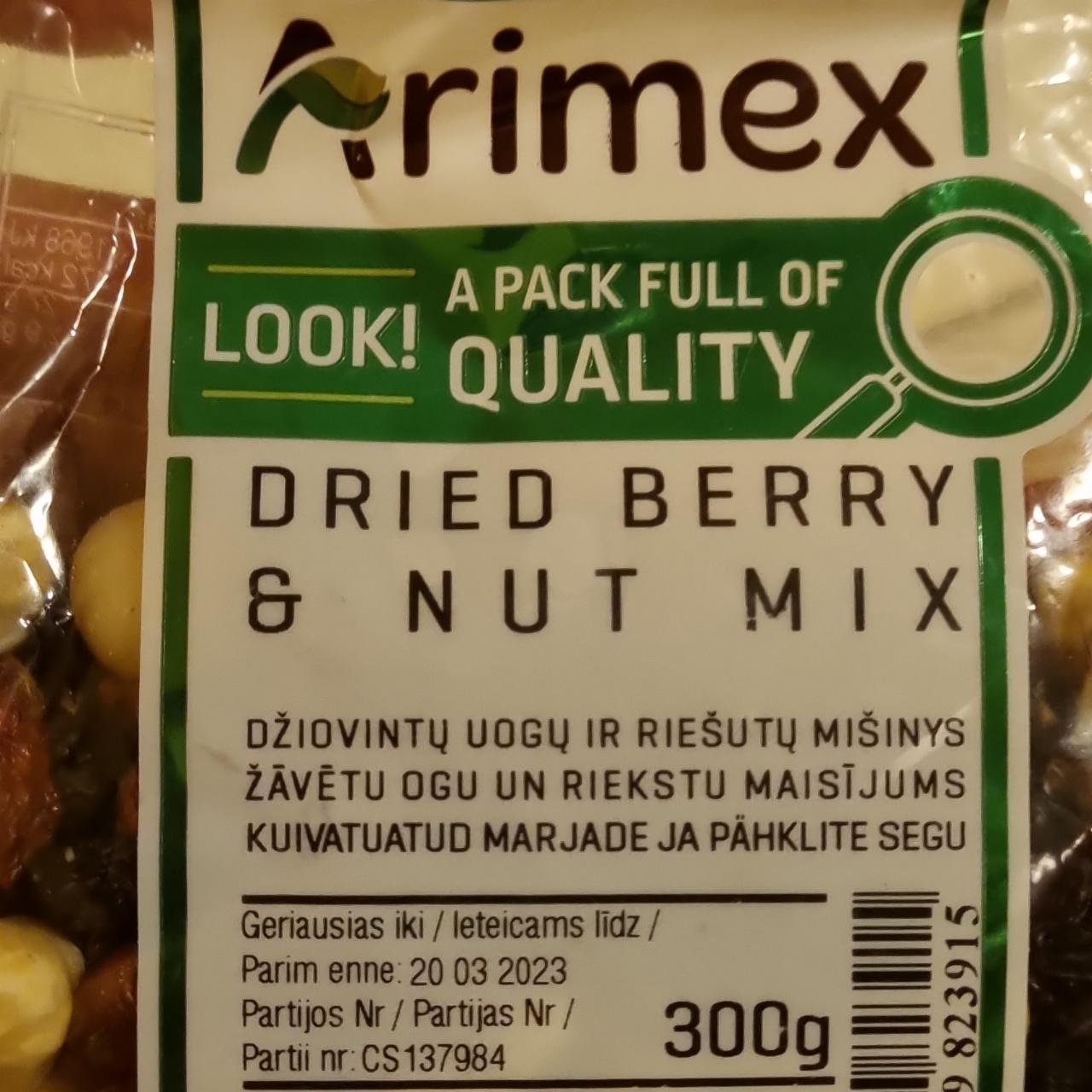 Фото - Смесь сушеных ягод и орехов Dried Berry & Nut Mix Arimex