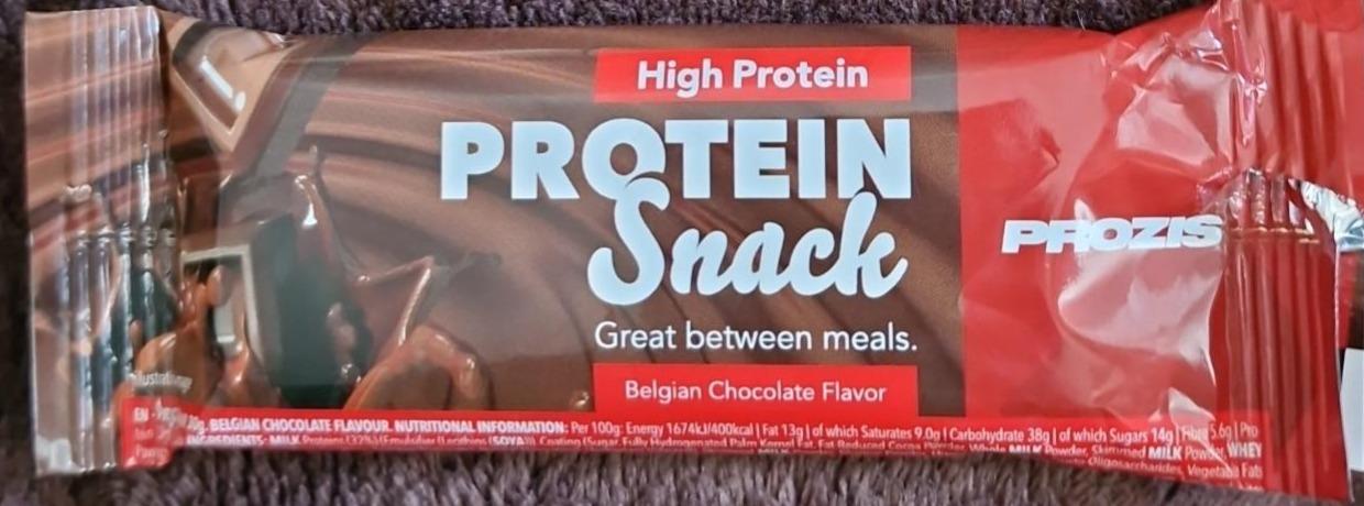 Фото - протеиновый батончик со вкусом бельгийского шоколада protein snack Prozis