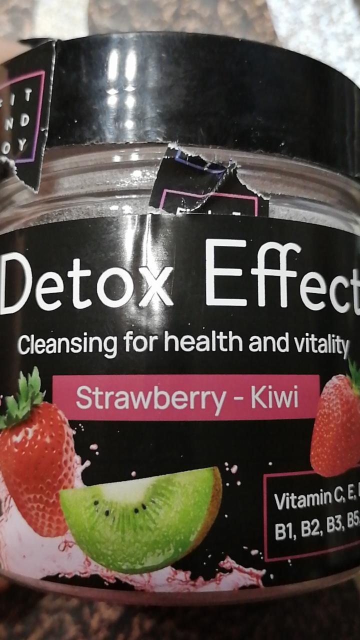 Фото - дренажный напиток Detox Effect Strawberry-Kiwi Fit and Joy