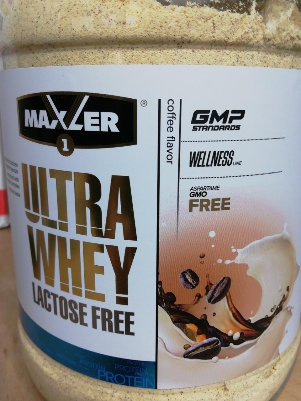 Фото - Протеин со вкусом кофе Ultra Whey Lactose Free Maxsler