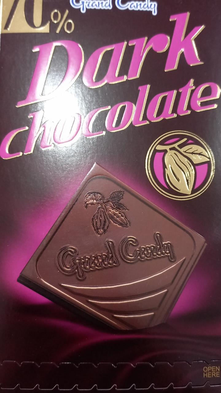 Фото - Dark chocolate Grand candy