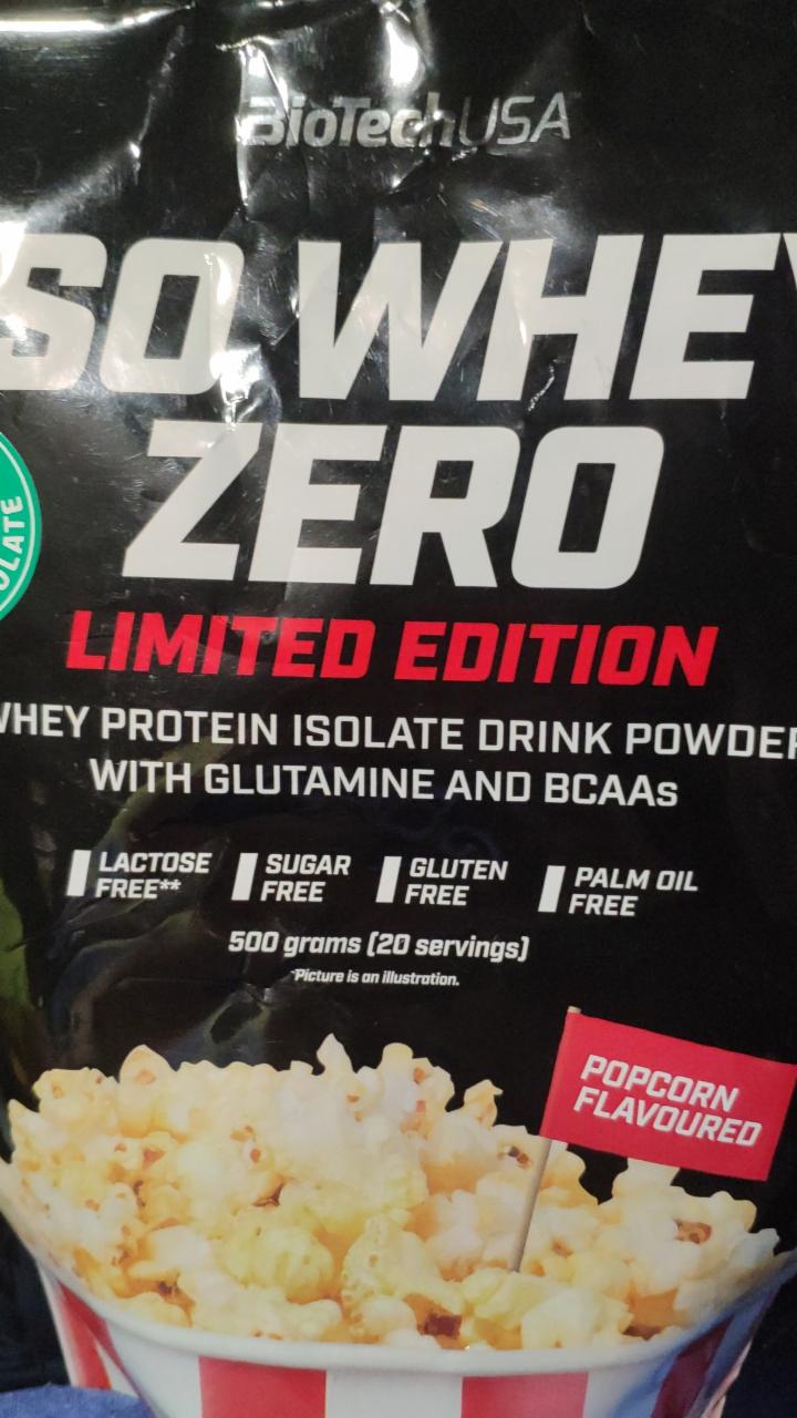 Фото - Протеин попкорн Popcorn flavoured IsoWhey Zero Lactose Free Biotech