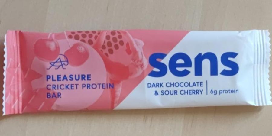 Фото - Батончик протеиновый Protein Bar Dark Chocolate & Sour Cherry Sens