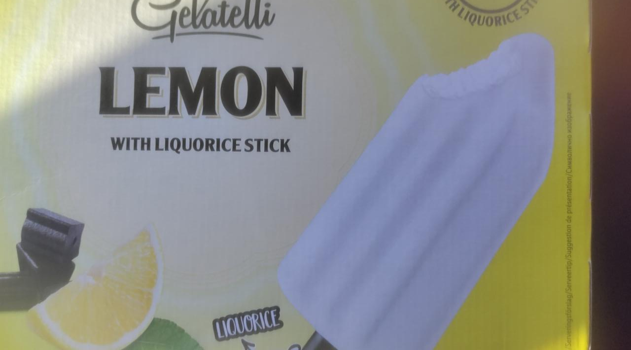 Фото - Мороженое на палочке Lemon Gelatelli