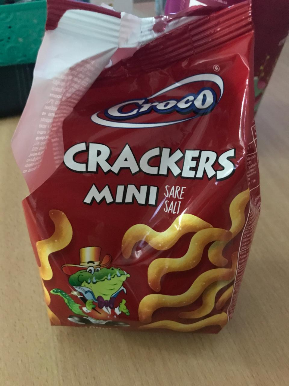 Фото - Crackers mini sare salt Croco
