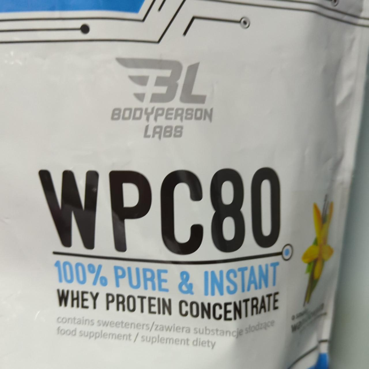 Фото - Протеин со вкусом банана Whey Protein WPC80 Bodyperson Labs