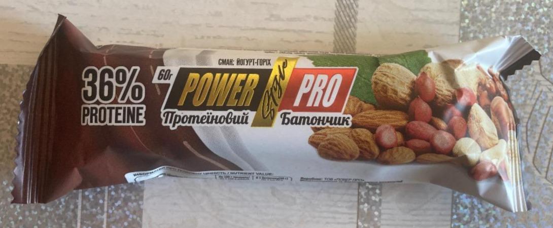 Фото - Батончик протеиновый йогурт-орех Power Pro