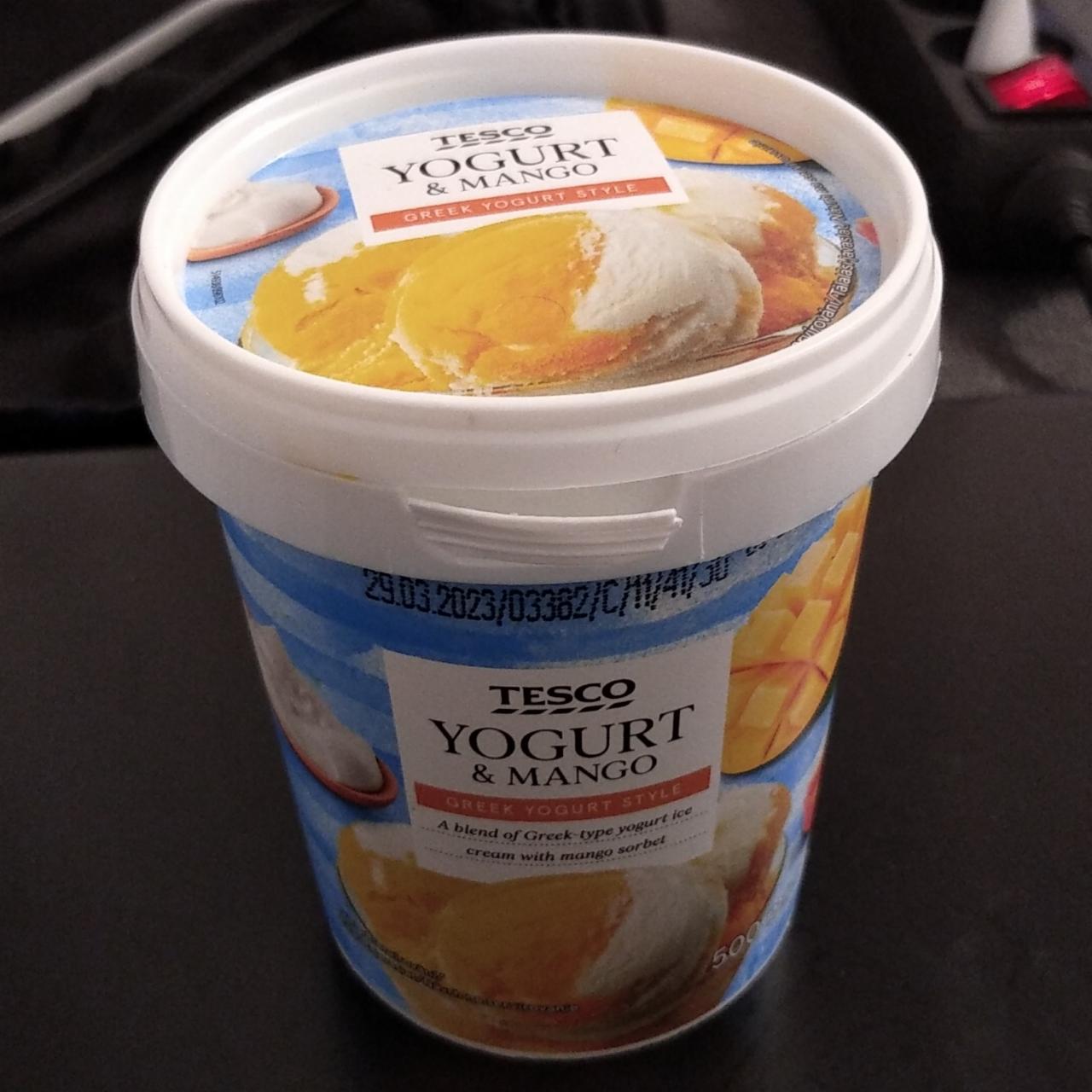 Фото - Mražený krém s jogurtem a mango Tesco