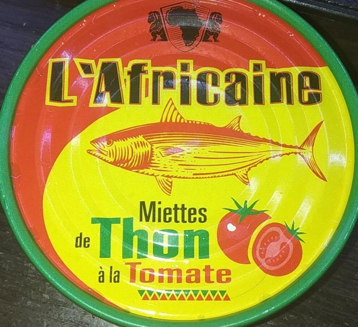 Фото - Тунец в томатном соусе L'Africane