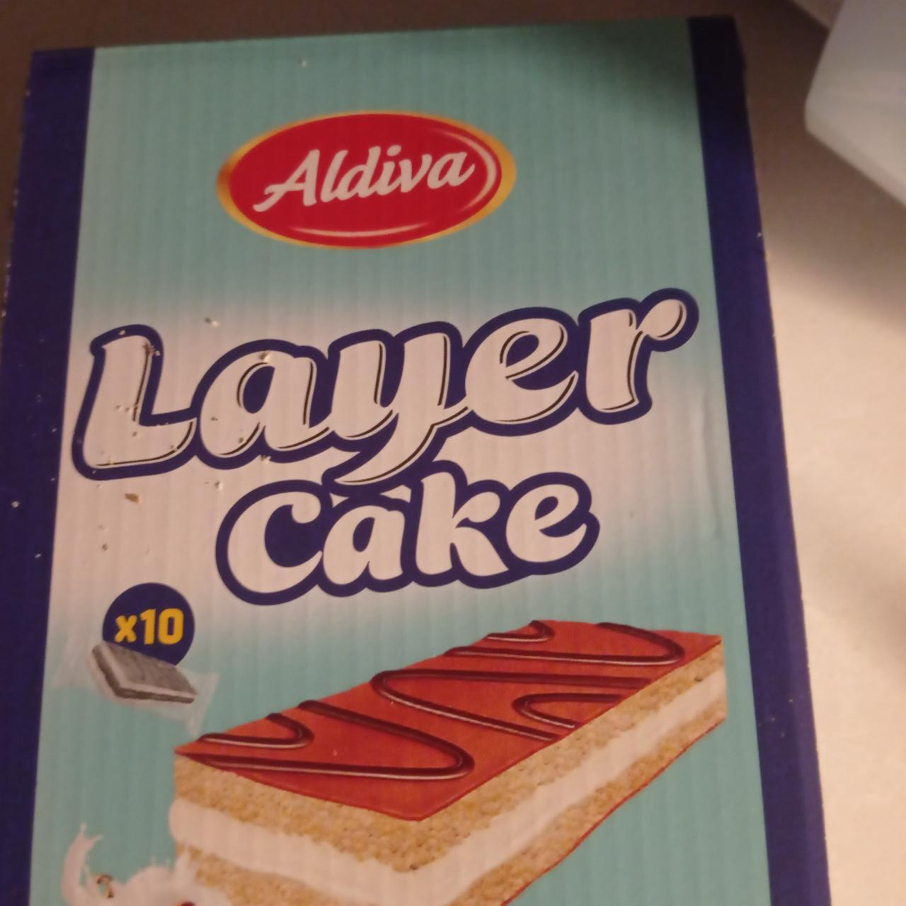 Фото - Бисквиты с молочным кремом Layer Cake Aldiva