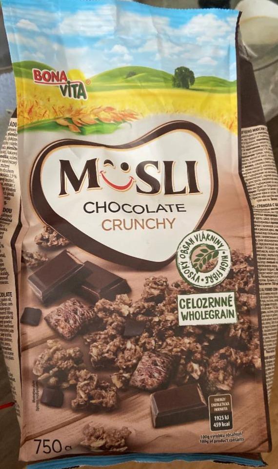 Фото - мюсли с шоколадом musli chocolate crunchy Bonavita