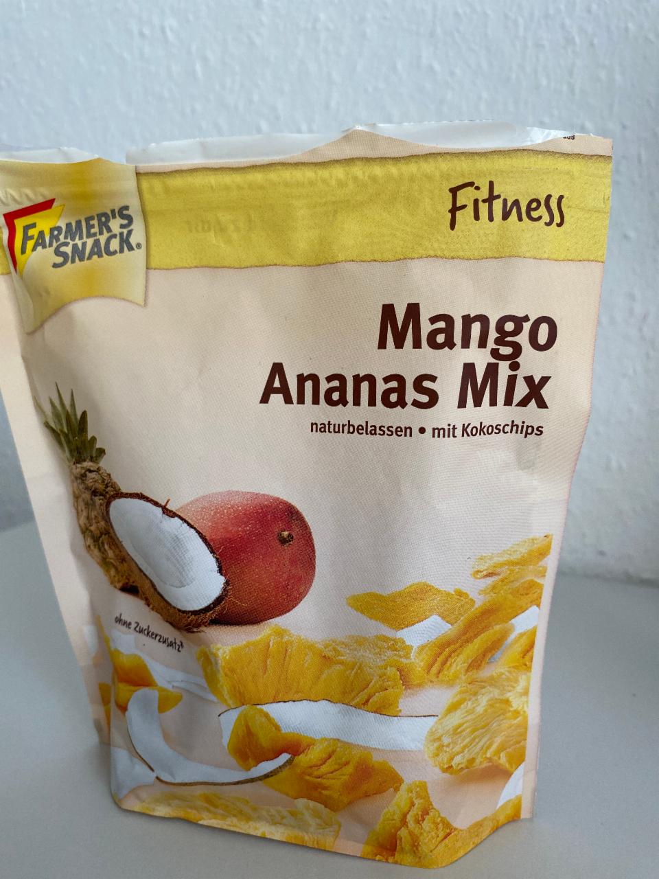 Фото - Микс манго-ананас сушеные Mango Ananas Mix Farmer's Snack