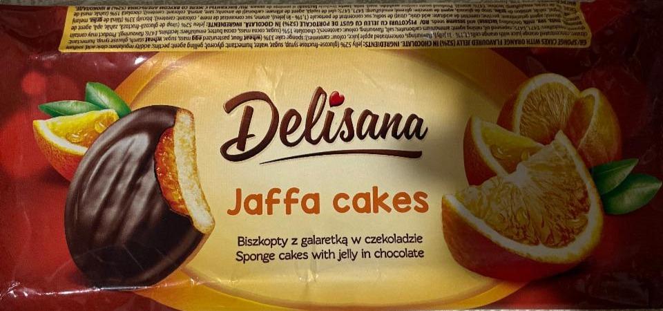 Фото - Печенье бисквитное Jaffa Cakes Delisana