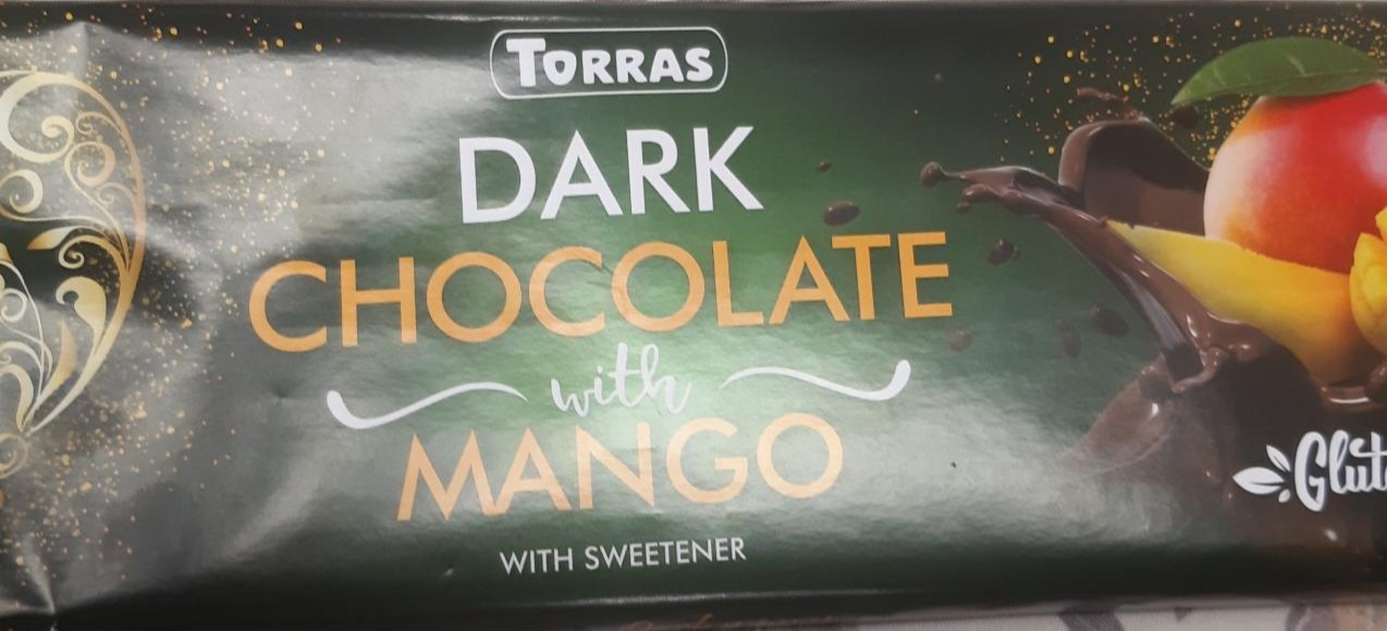 Фото - Шоколад темный с манго Dark Chocolate with mango Torras