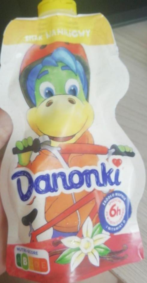 Фото - йогурт ванильный Danonki vanilla Danon