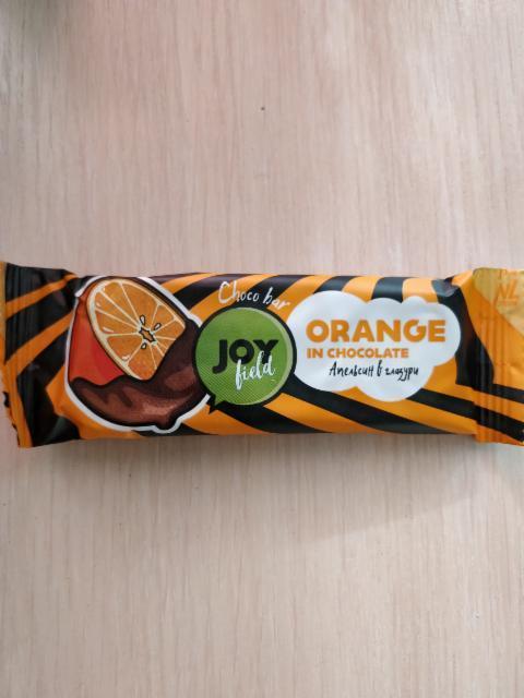 Фото - Батончик фруктовый 'Апельсин в шоколаде' Joyfield