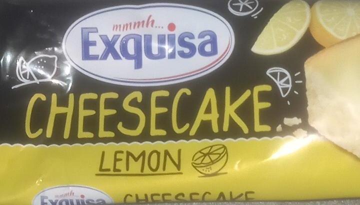 Фото - exquisa cheesecake lemon чизкейк лимон