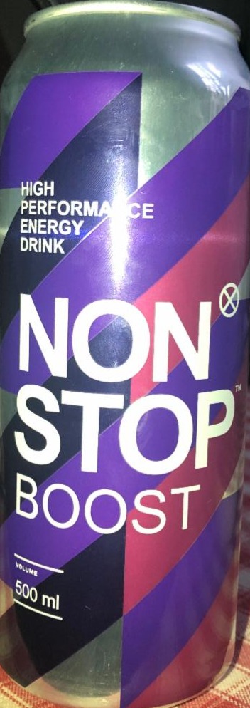 Фото - напиток безалкогольный энергетический сильногазированный Non stop BOOST
