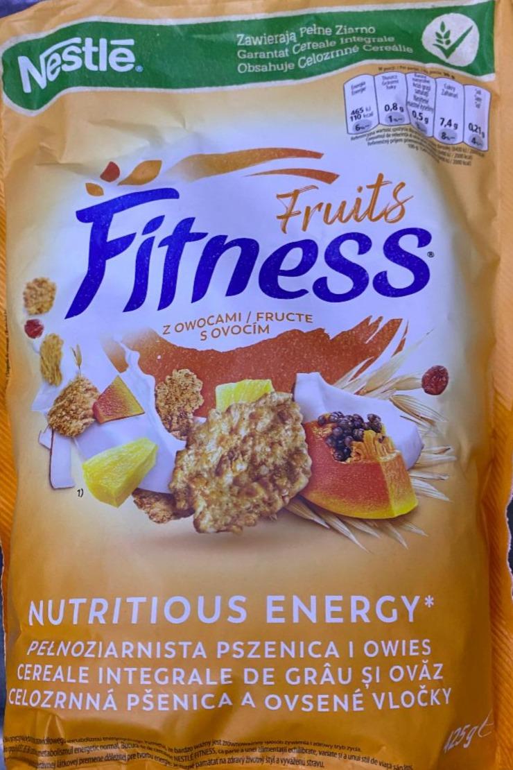 Фото - Хлопья из цельной пшеницы Готовый завтрак с фруктами Fruits Fitness Nestle
