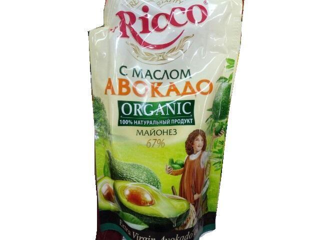 Фото - Майонез Mr.Ricco с маслом авокадо Organic 67%