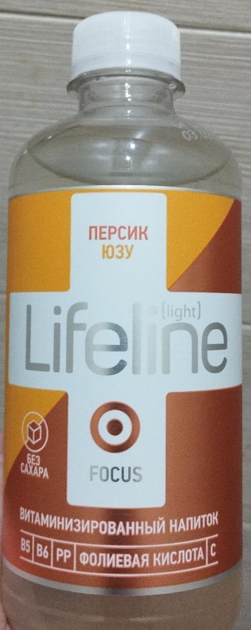 Фото - Витаминизированный напиток Focus Персик юзу Lifeline light