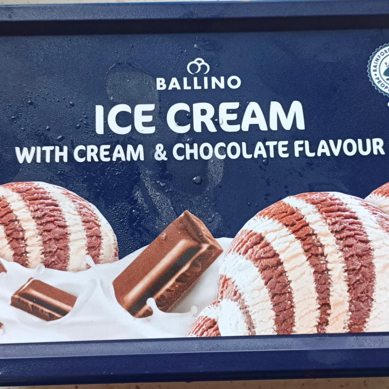 Фото - Мороженое сливочно-шоколадное Ice Cream & Chocolate Flavour Ballino