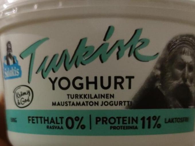 Фото - обезжиренный йогрурт с протеином yogurt 0% 11% protein Turkish Salakis