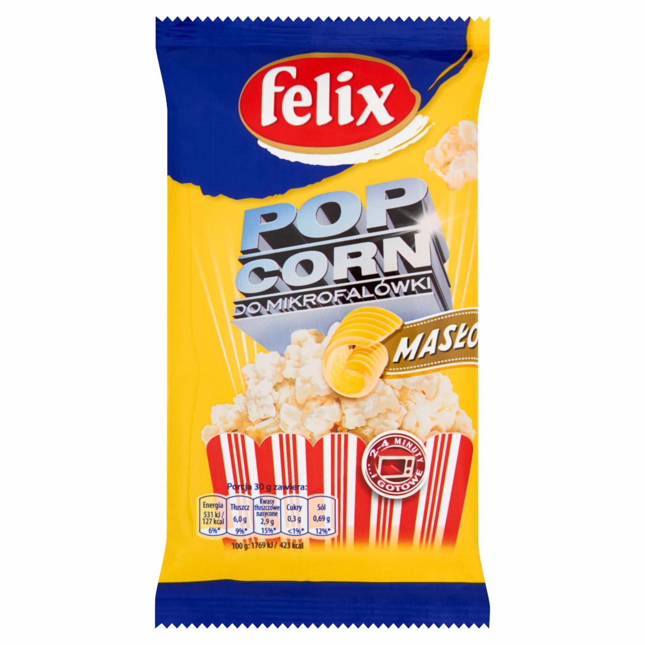 Фото - Попкорн со вкусом сливочного масла для микроволновки Felix