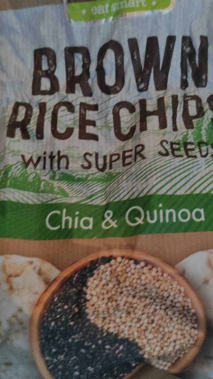 Фото - Чипсы рисовые с чиа и киноа Brown Rice Chips Rice Up!