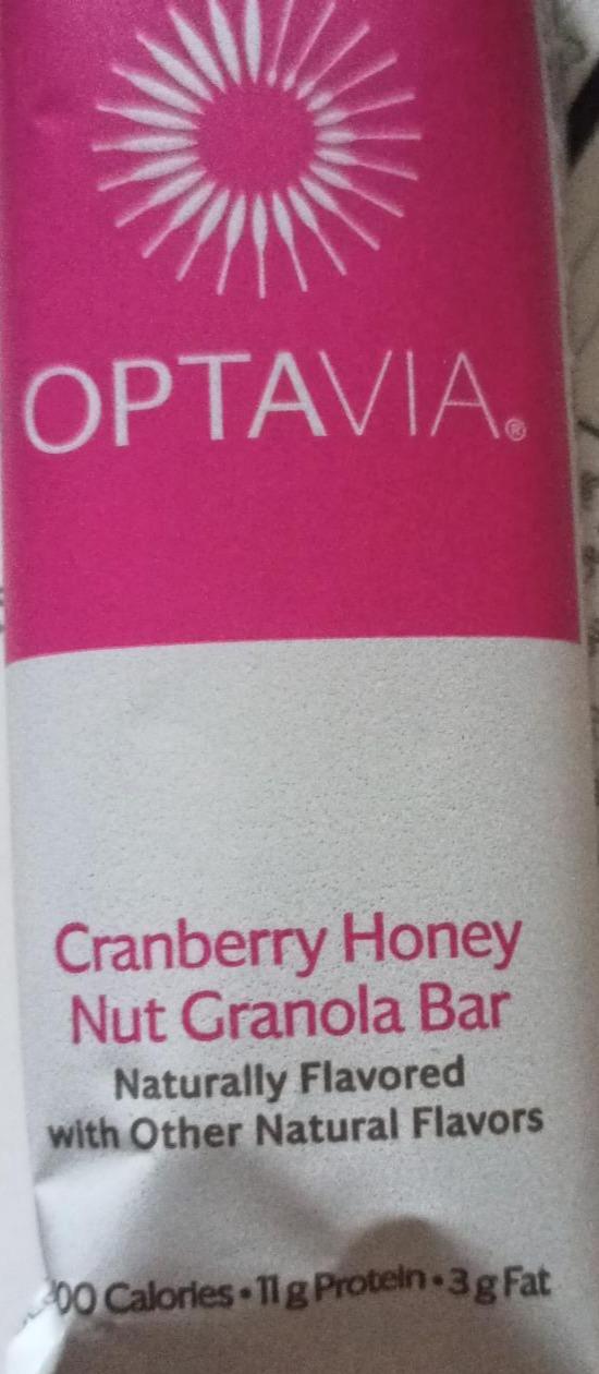 Фото - Батончик-мюсли с клюквой медово-ореховый Cranberry Honey But Granola Barc