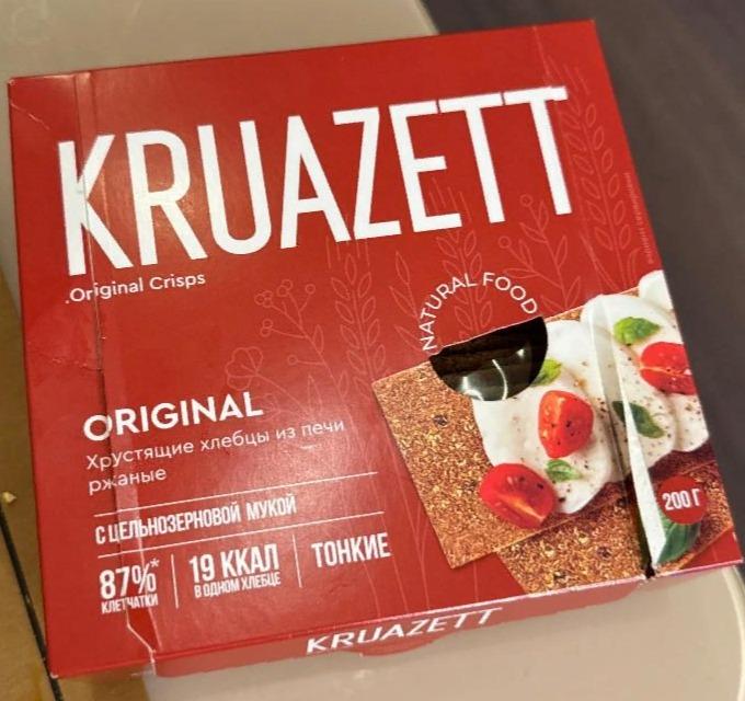 Фото - Хлебцы тонкие ржаные Original Crisps Kruazett