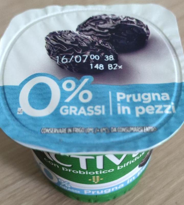 Фото - йогурт 0% жира с черносливом Activia