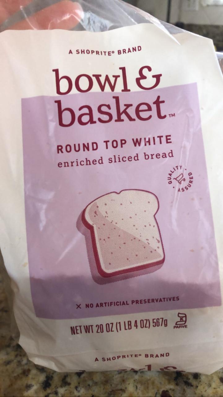 Фото - Хлеб нарезанный тостовый белый Round Top White Enriched Sliced ​​Bread Bowl & Basket