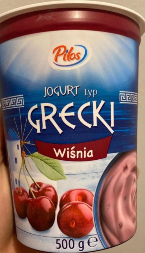 Фото - Jogurt typ Grecki wisnia Йогурт Вишневый по-гречески Milbona