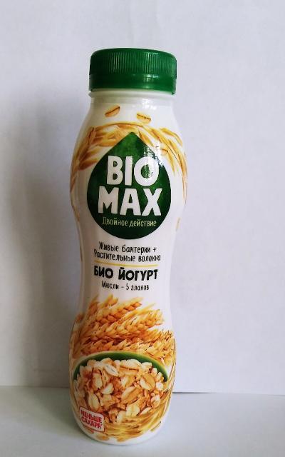 Фото - Биойогурт питьевой 'Bio Max' Мюсли - 5 злаков