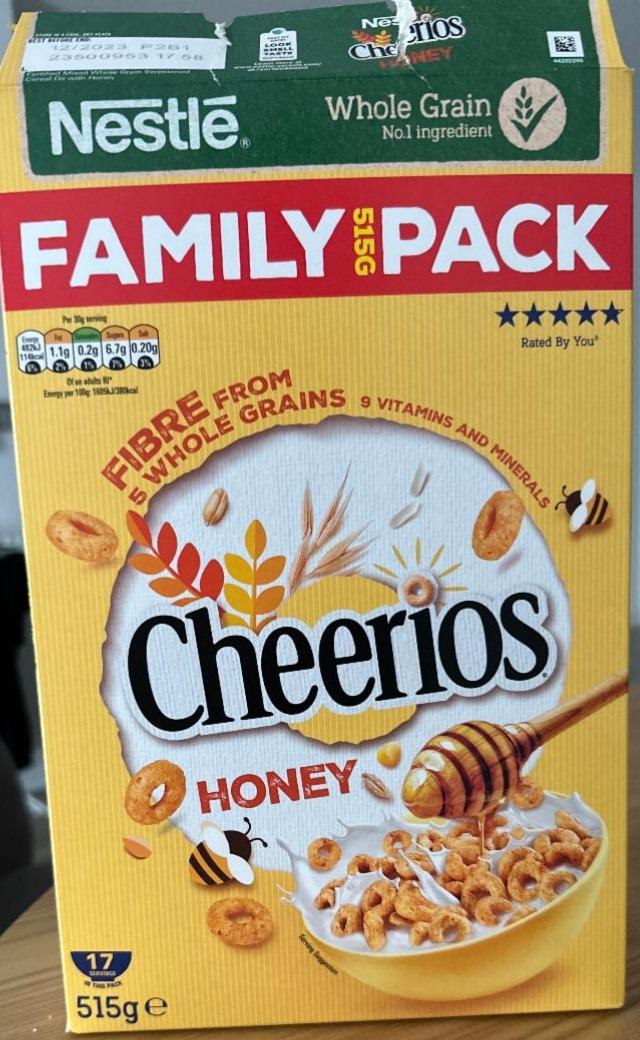 Фото - Хлопья медовые Cheerios Honey Nestle