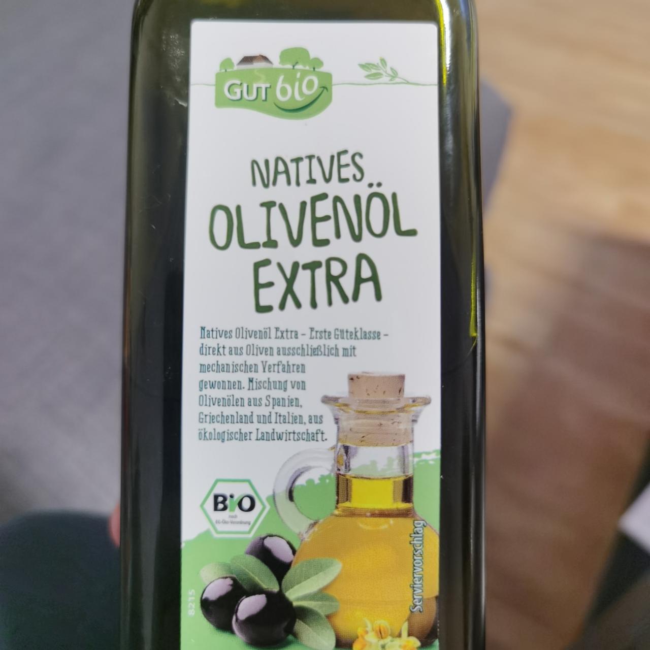 Фото - оливковое масло Natives Olivenöl Extra GutBio