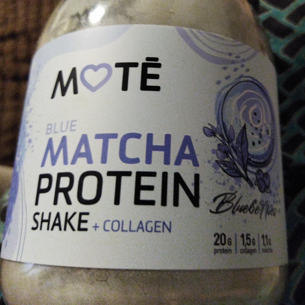 Фото - Протеин с коллагеном комплексный, Голубая матча и черника Matcha protein Mote