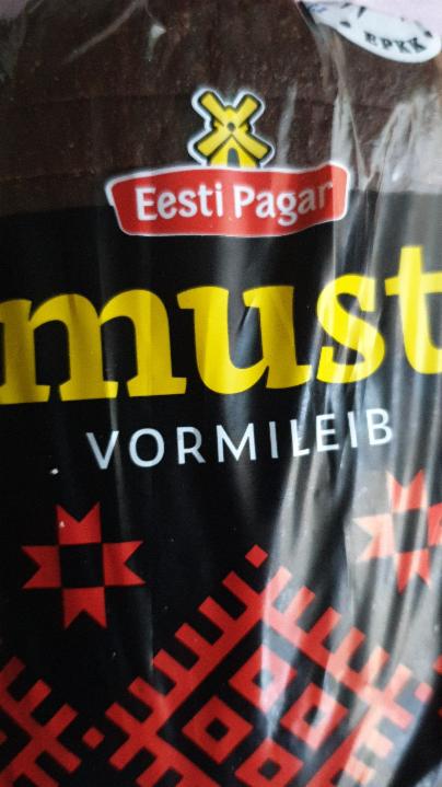 Фото - хлеб черный must vormileib Eesti pagar