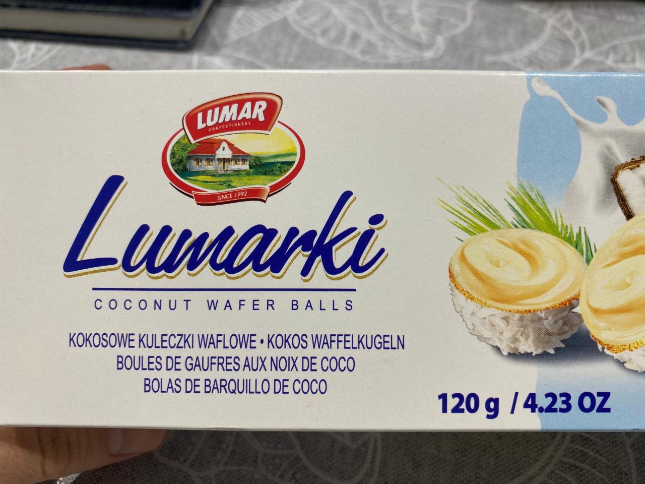 Фото - Lumarki coconut wafer balls Lumar