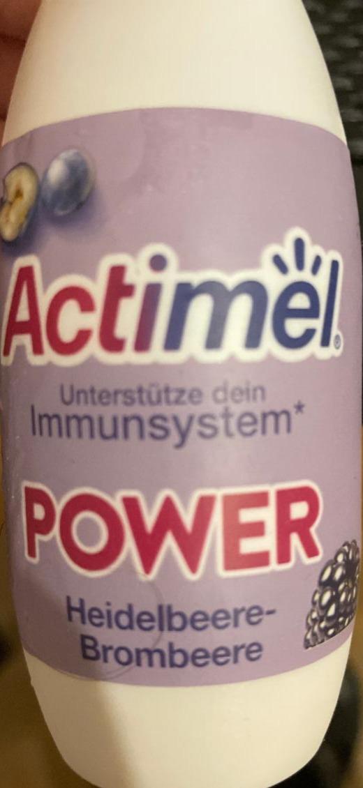 Фото - йогурт черника-ежевика сила Actimel