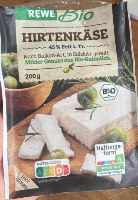 Фото - био сыр Bio Hirtenkäse 45% Rewe