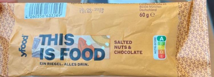 Фото - This is food Salty Nuts&Chocolate YFood