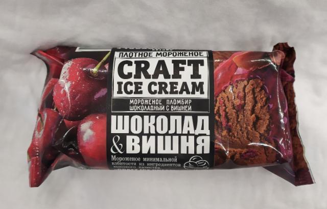Фото - Мороженое Сraft Ice Cream вишня, шоколад