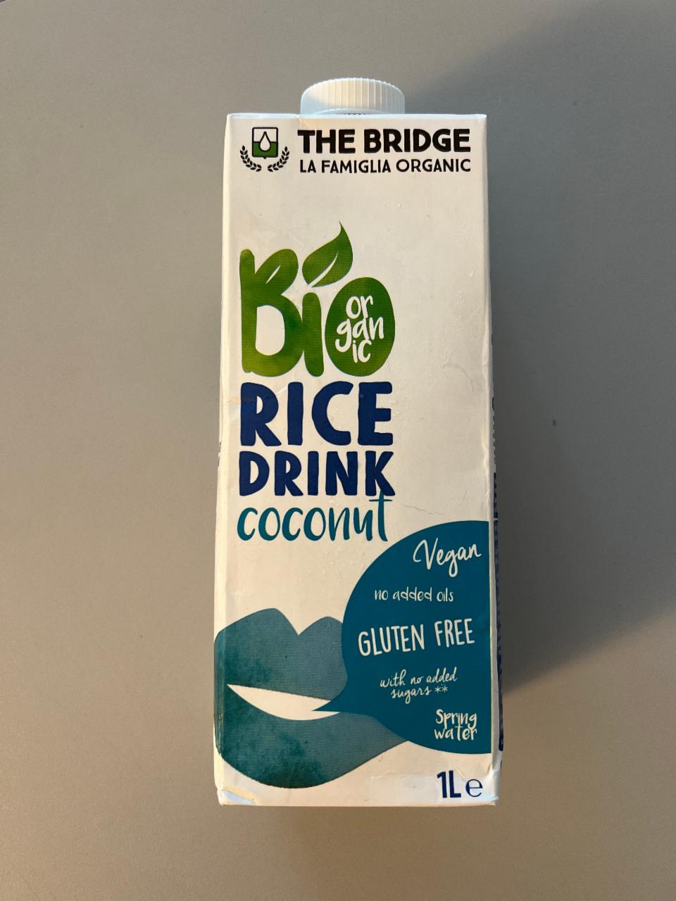 Фото - Bio Rice Drink coconut коксовый напиток органический веганский The Bridge The bridge