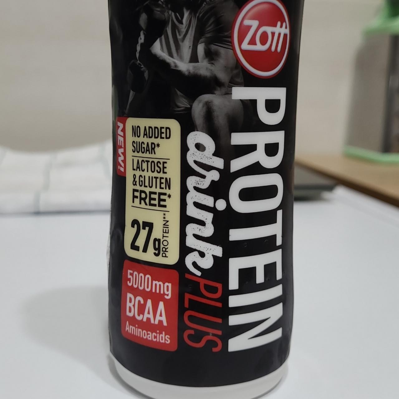 Фото - протеиновый напиток без добавленного сахара ванильный с аминокислотами Zott