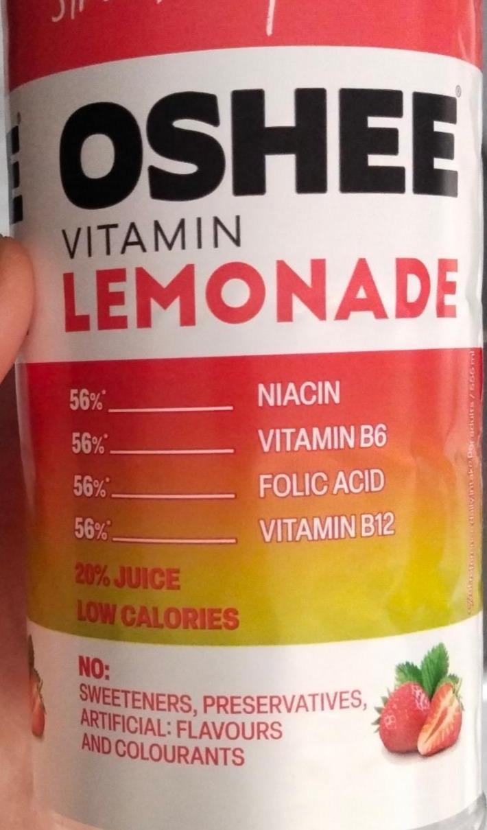 Фото - витаминный лимонад vitamin lemonade Oshee