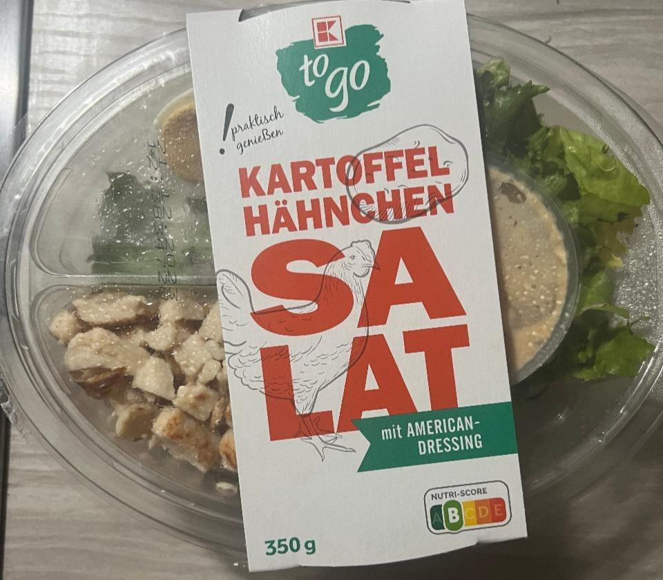 Фото - Kartoffel Hähnchen Salat mit american-dressing K-to go