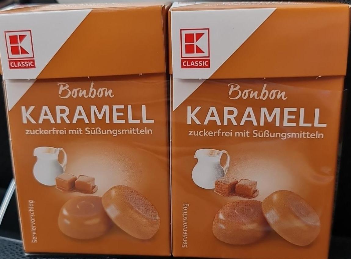 Фото - Bon bon Karamell сосательные конфеты с карамель без сахара K-Classic